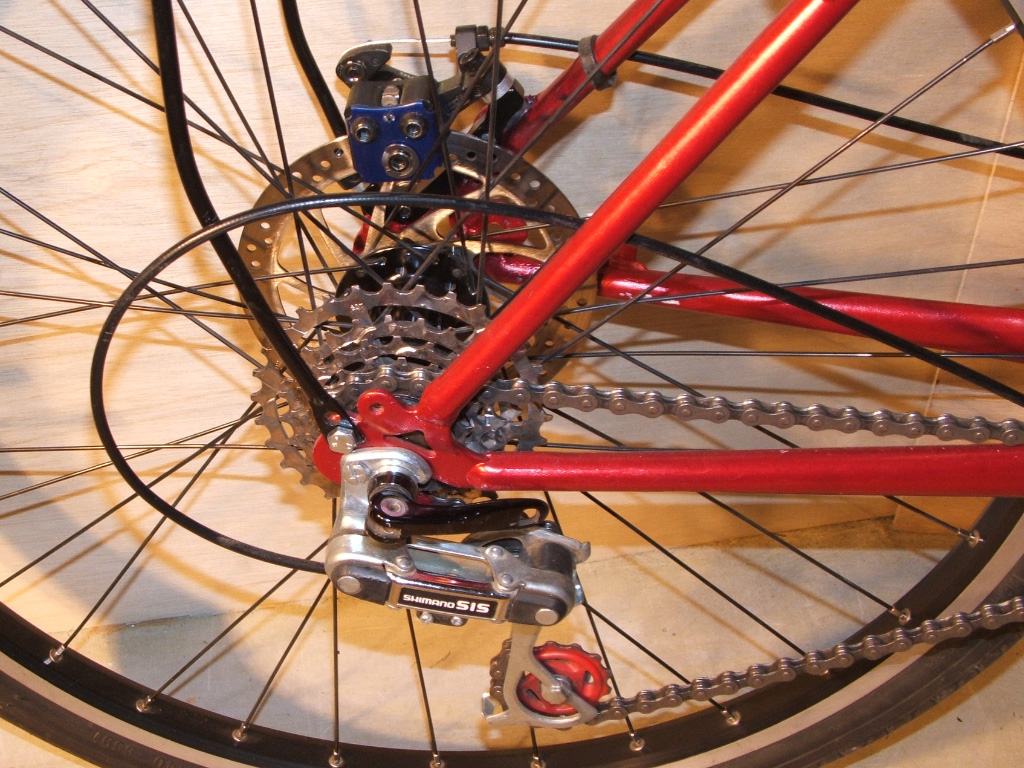 WildKat Recumbent Bike - rear disc brake